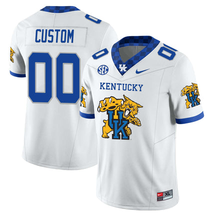 Men's Kentucky Wildcats Football Limited Custom Jersey ? Wildcats Logo