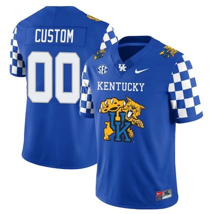 Men's Kentucky Wildcats Football Limited Custom Jersey ? Wildcats Logo