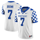 Barion Brown - 7 / White Checkerboard / S
