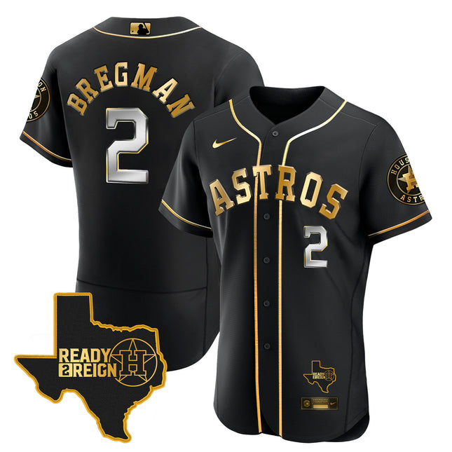 Men's Houston Astros 2023 Ready 2 Reign Flex Base Jersey - All Stitched