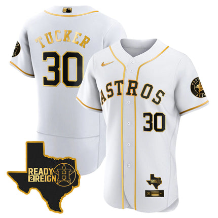 Men's Houston Astros 2023 Ready 2 Reign Flex Base Jersey - All Stitched