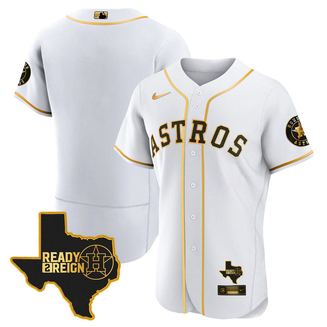 Men's Houston Astros 2023 Ready 2 Reign Flex Base Jersey - All Stitched