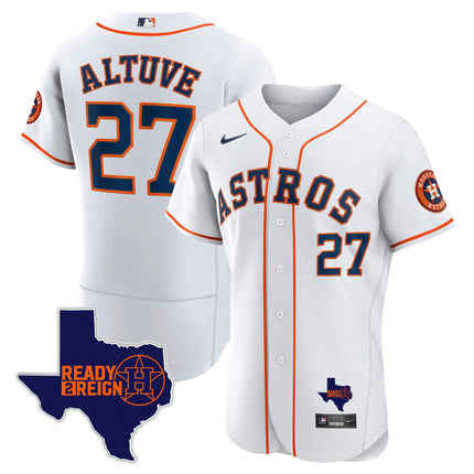 Men's Houston Astros 2023 Ready 2 Reign Flex Base Jersey - All Stitched