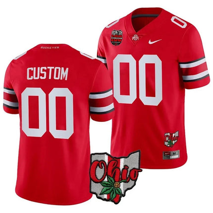 Ohio State Buckeyes Custom Jersey - Ohio State Patch - All Stitched