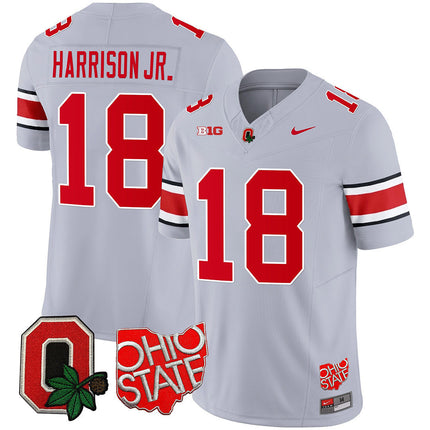 Men's Ohio State Buckeyes Jersey - Ohio State + Logo Patch