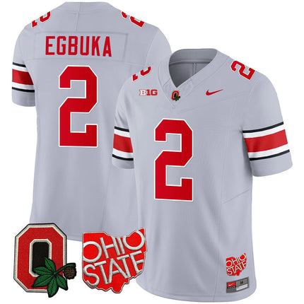 Men's Ohio State Buckeyes Jersey - Ohio State + Logo Patch
