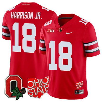 Men's Ohio State Buckeyes Jersey - Ohio State + Logo Patch