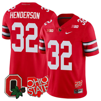 Men's Ohio State Buckeyes Jersey - Ohio State + Logo Patch