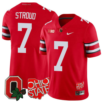 Men's Ohio State Buckeyes Jersey - Ohio State + Logo Patch