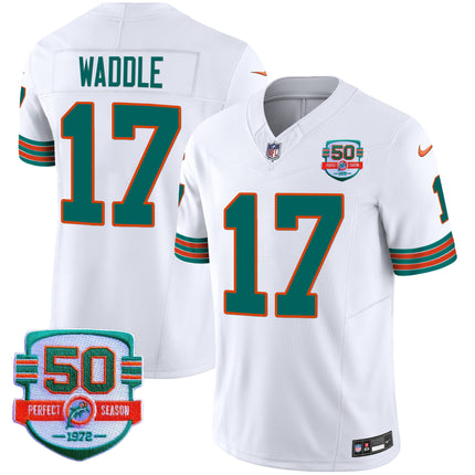 Men's Dolphins Throwback Vapor Jersey - All Stitched