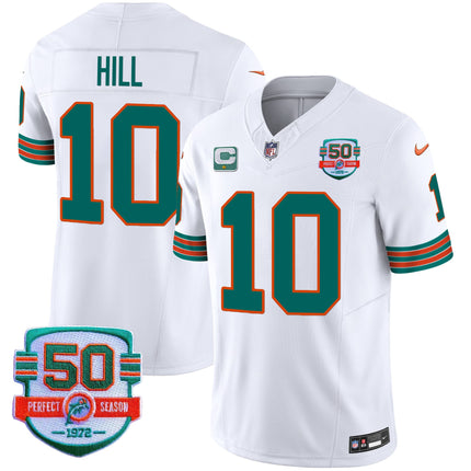 Men's Dolphins Throwback Vapor Jersey - All Stitched
