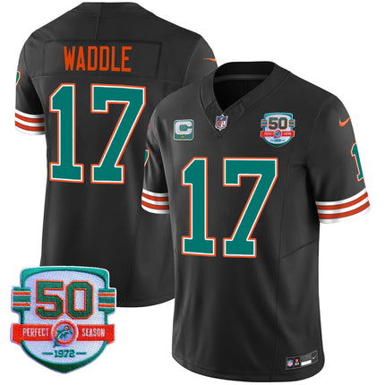 Men's Dolphins Throwback Vapor Jersey - All Stitched