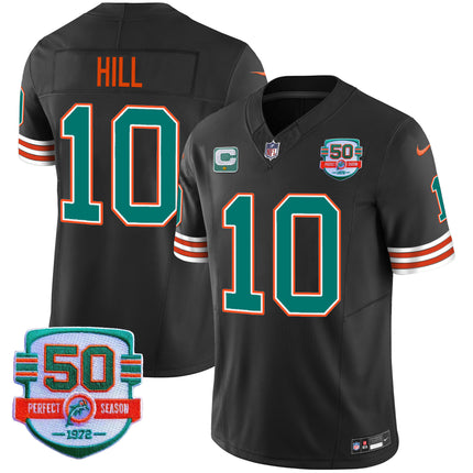 Men's Dolphins Throwback Vapor Jersey - All Stitched