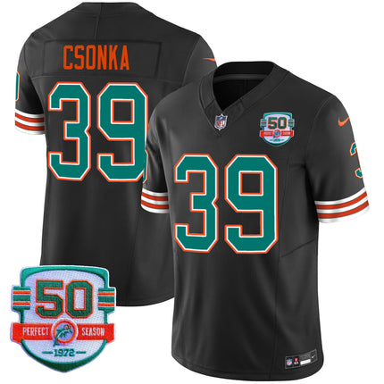 Men's Dolphins Throwback Vapor Jersey - All Stitched