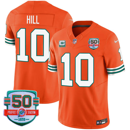 Men's Dolphins Throwback Vapor Jersey - All Stitched