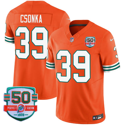 Men's Dolphins Throwback Vapor Jersey - All Stitched
