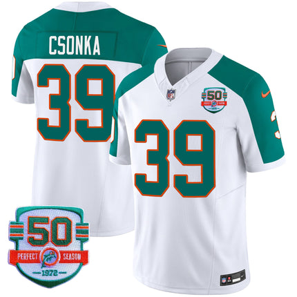Men's Dolphins Throwback Vapor Jersey - All Stitched