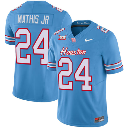 Men's Houston Cougars Oilers Inspired Vapor Jersey V4 - All Stitched