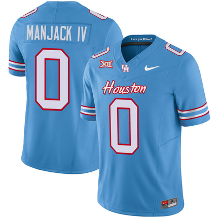 Men's Houston Cougars Oilers Inspired Vapor Jersey V4 - All Stitched
