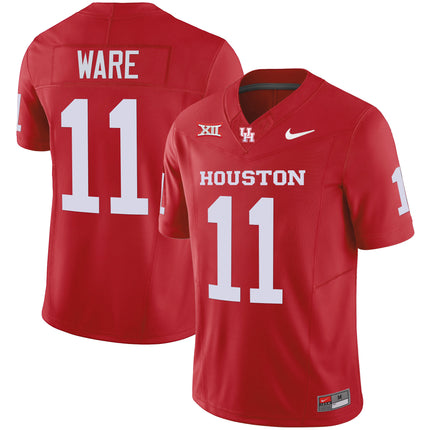 Men's Houston Cougars Oilers Inspired Vapor Jersey V4 - All Stitched