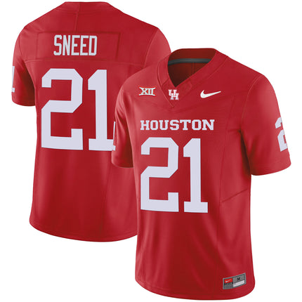 Men's Houston Cougars Oilers Inspired Vapor Jersey V4 - All Stitched