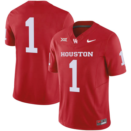 Men's Houston Cougars Oilers Inspired Vapor Jersey V4 - All Stitched