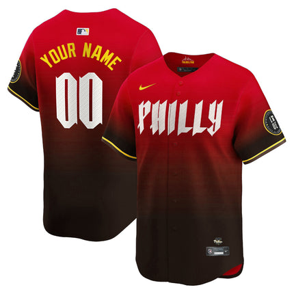 Phillies 2024 City Connect Vapor Premier Limited Custtom Jersey - All Stitched