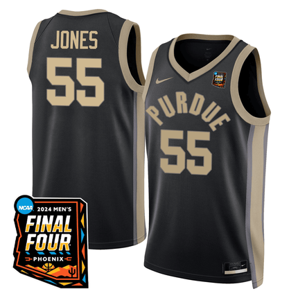 Youth's Purdue Boilermakers Basketball Jersey - Final Four Patch