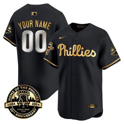 Phillies Citizen Bank Park's 20Th Anniversary Custom Jersey - All Stitched