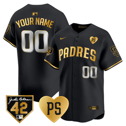 Padres 2024 "For Peter" & Robinson Patch Vapor Premier Limited Custom Jersey ?All Stitched