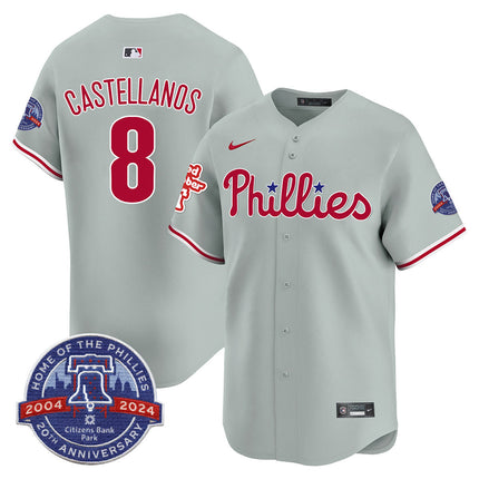 Men's Phillies Citizen Bank Park's 20Th Anniversary Jersey - All Stitched