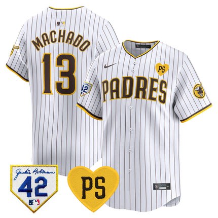 Men's Padres 2024 "for Peter" & Robinson Patch Vapor Premier Limited Jersey ?All Stitched