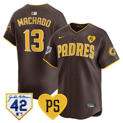 Men's Padres 2024 "for Peter" & Robinson Patch Vapor Premier Limited Jersey ?All Stitched