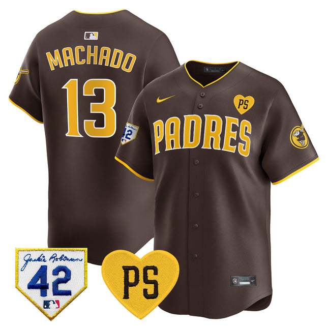Men's Padres 2024 "for Peter" & Robinson Patch Vapor Premier Limited Jersey ?All Stitched