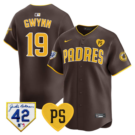 Men's Padres 2024 "for Peter" & Robinson Patch Vapor Premier Limited Jersey ?All Stitched