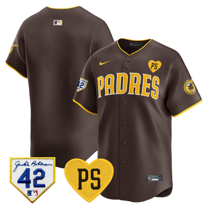 Men's Padres 2024 "for Peter" & Robinson Patch Vapor Premier Limited Jersey ?All Stitched