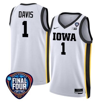 Iowa Hawkeyes Women's Basketball Association Edition Swingman Jersey - Final Four Patch- Unisex