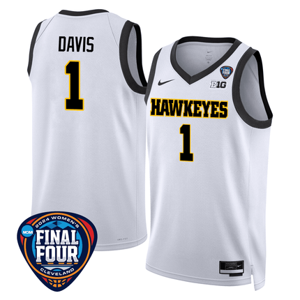 Iowa Hawkeyes Women's Basketball Association Edition Swingman Jersey - Final Four Patch- Unisex