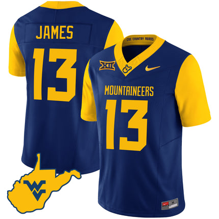 Men's West Virginia Mountaineers 2023 Country Roads Jersey - All Stitched