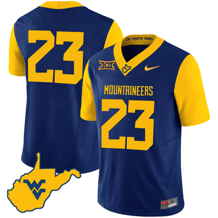 Men's West Virginia Mountaineers 2023 Country Roads Jersey - All Stitched