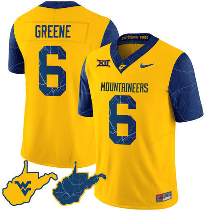 Men's West Virginia Mountaineers 2023 Country Roads Jersey - All Stitched