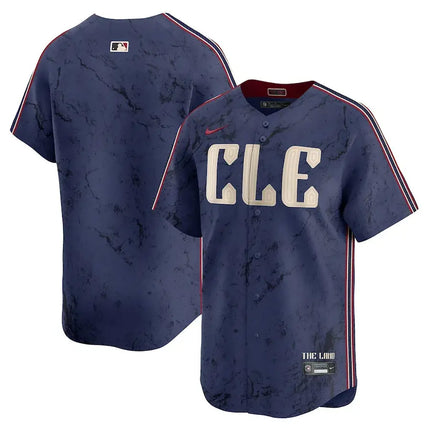 Cleveland Guardians Navy 2024 City Connect Limited Jersey TLA - Stitched