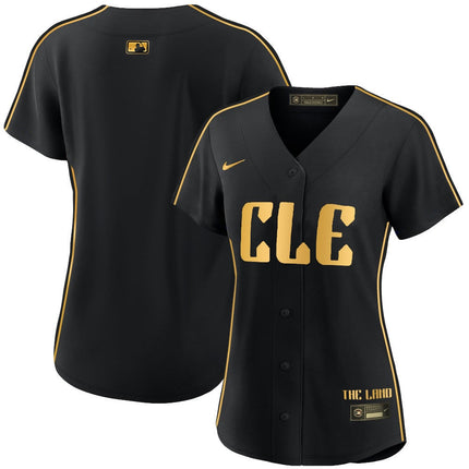 Women Cleveland Guardians Navy 2024 City Connect Limited Jersey TLA - Stitched