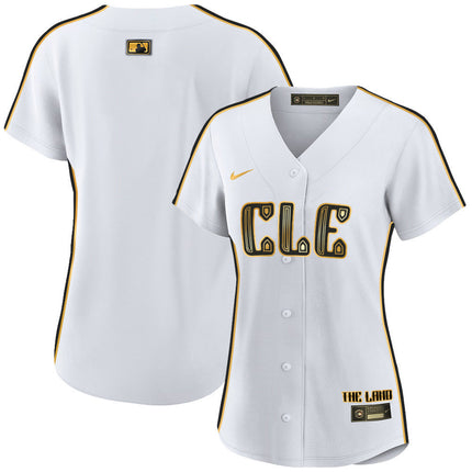 Women Cleveland Guardians Navy 2024 City Connect Limited Jersey TLA - Stitched