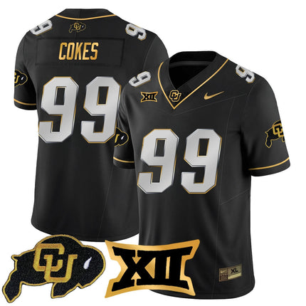 Colorado Buffaloes 2024 Vapor Limited Gold Jersey N1 - All Stitched