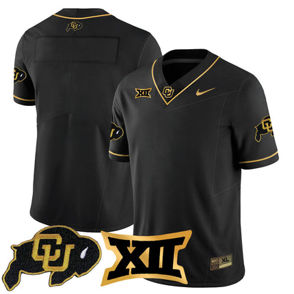 Colorado Buffaloes 2024 Vapor Limited Gold Jersey N1 - All Stitched