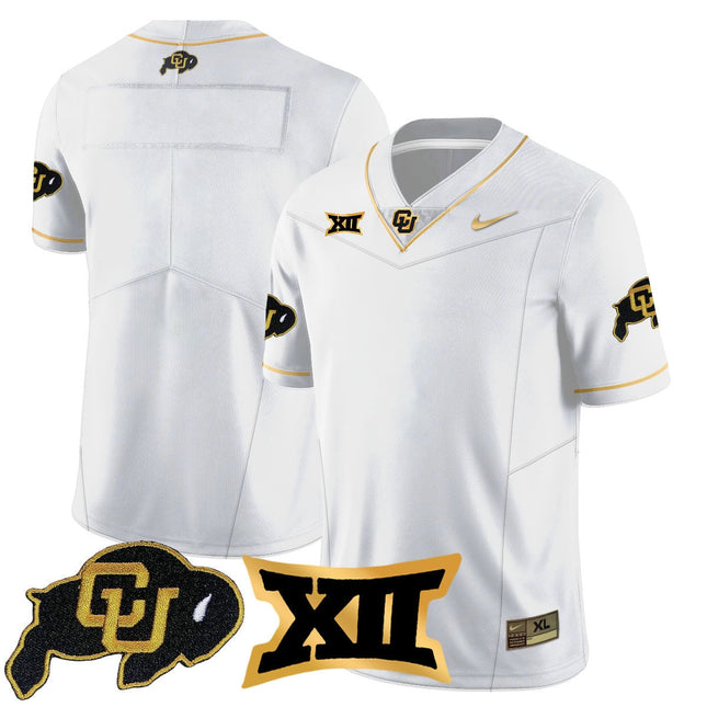 Colorado Buffaloes 2024 Vapor Limited Gold Jersey N1 - All Stitched