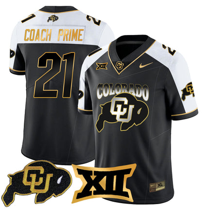 Colorado Buffaloes 2024 Vapor Limited Gold Jersey N2 - All Stitched