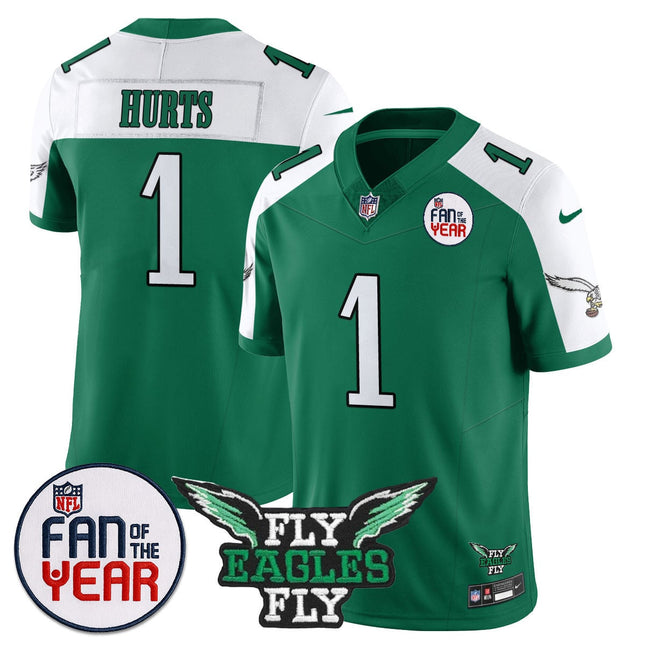 Custom Philadelphia Eagles "Fan Of The Year" Jersey - All Stitched