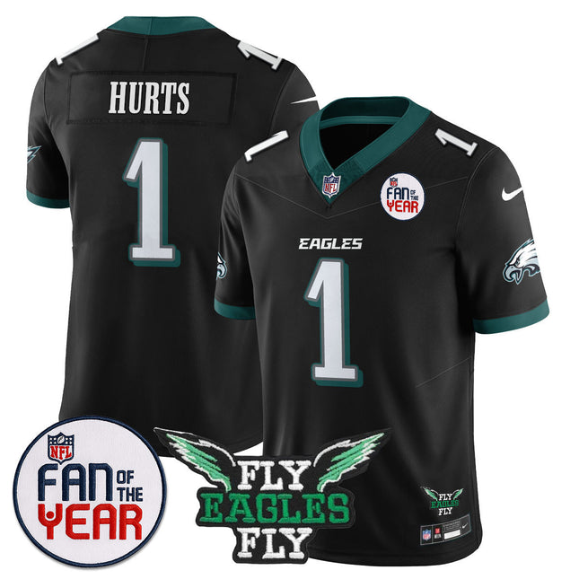 Custom Philadelphia Eagles "Fan Of The Year" Jersey - All Stitched